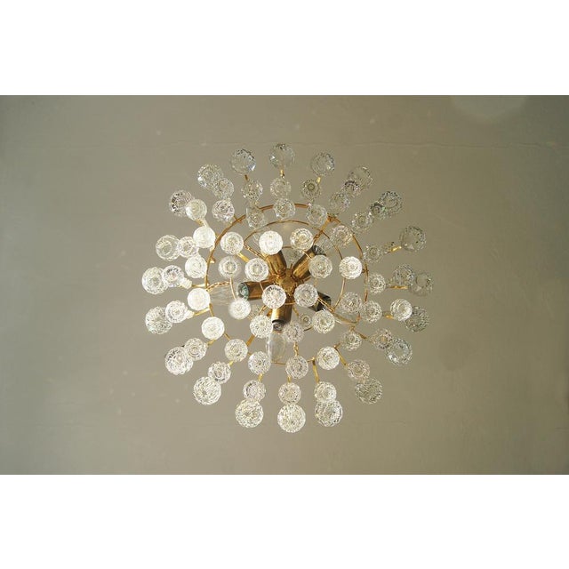 Crystal Glass Ceiling Lamp from Christoph Palme For Sale - Image 6 of 10