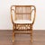 Vintage Set of 4 Bamboo Wicker Arm Chairs by Robert Wengler, Denmark 1960's For Sale - Image 4 of 13