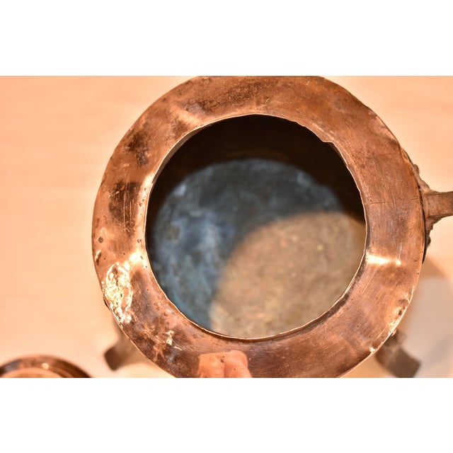Copper 19th Century Copper Kettle From Sweden For Sale - Image 8 of 10