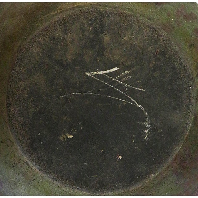 Ceramic Large Studio Pottery Vase R. Kevin Kelley Raku Signed 11.5" X 11.5" For Sale - Image 7 of 7