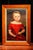 Victorian English School Antique Folk Art Oil Painting Portrait in Burr Wood Frame Home Wall Decor For Sale - Image 3 of 18