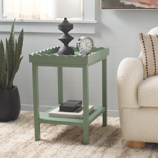Brighten your living space with the Starlyn Accent Table in a soothing sage color. Its sleek design make it a versatile...