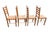 Italian Country Ladder Back Dining Chairs With Woven Rush Seats – Set of 4 For Sale In New York - Image 6 of 18