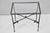 Metal Late 20th Century Industrial Modern Giacometti Style Wrought Iron Side Table by Pottery Barn For Sale - Image 7 of 17