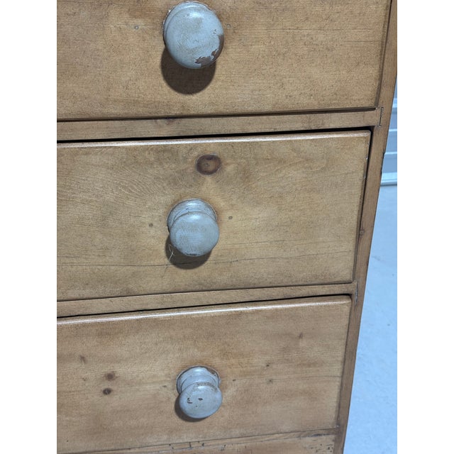 Antique Pine Two Over Two Drawers - Chest of Drawers From England For Sale - Image 9 of 18