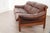 1970s Vintage "Drabant" Brown Leather 3-Seat Sofa by Ulferts Sweden For Sale - Image 5 of 8