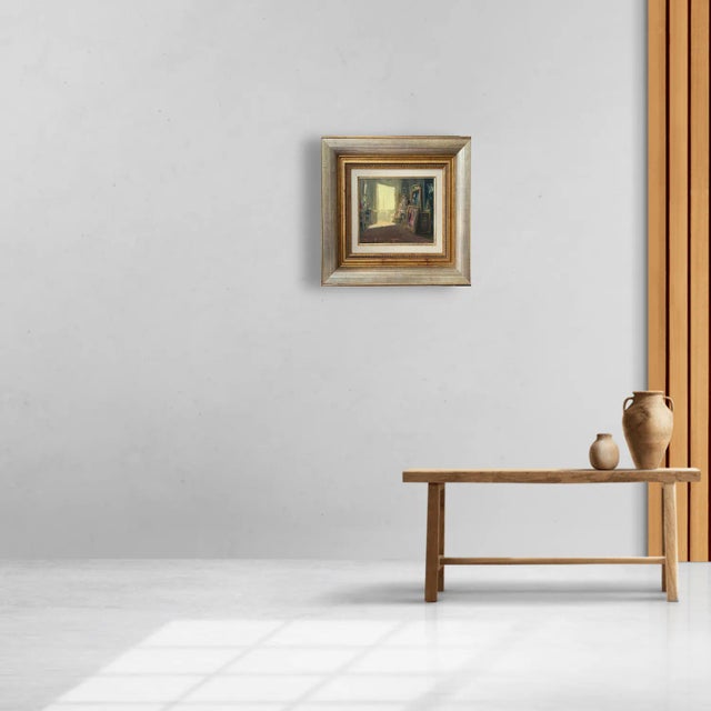 Enrique Gomez Sacanelles, Artist's Study, 1980s, Oil on Canvas For Sale - Image 7 of 12