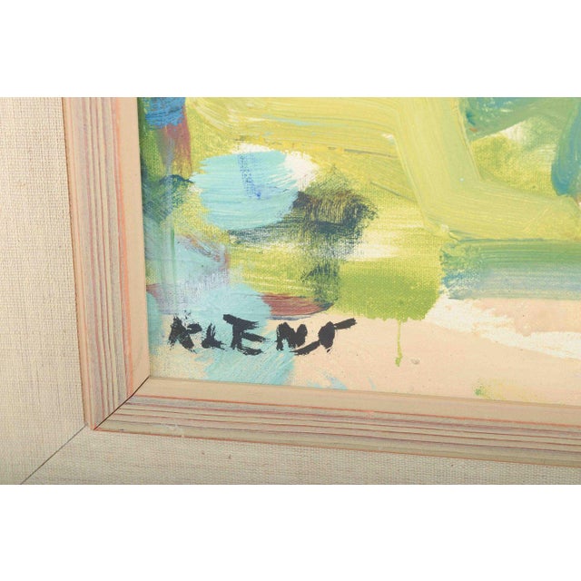 Modern Evgenij Klenø, Park Scene, Oil on Canvas, Mid-20th Century For Sale - Image 3 of 6