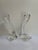 Nachtmann Germany Vintage 1980s Elegant "Duetto" Crystal Carved 8" High Candleholders Set of Two(2) For Sale In New York - Image 6 of 18