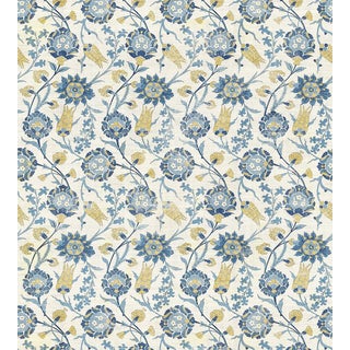 Sample - Nicolette Mayer through The House of Scalamandré Boudrum Floral Wallcovering, Classic For Sale