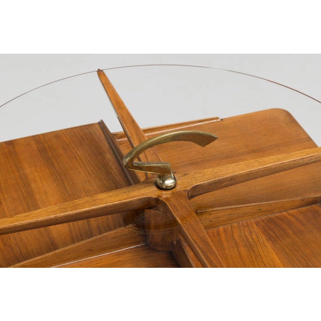 1950s Revolving Side Table, Italy, 1950s For Sale - Image 5 of 18