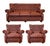 Chesterfield Living Room Set in Leather, 1970s, Set of 3 For Sale - Image 15 of 15