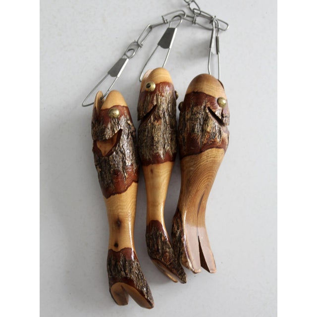 Vintage Folk Art Wood Sculpture For Sale - Image 11 of 11