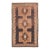 Vintage Turkish Kars Kilim With Bold Medallions in Warm Brown, Orange, and Sage For Sale