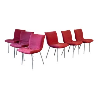 Vintage Pascal Mourgue for Ligne Roset "Calin" Dining Chairs - Set of 6 For Sale