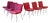 Vintage Pascal Mourgue for Ligne Roset "Calin" Dining Chairs - Set of 6 For Sale
