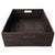 Artifacts Rattan Rectangular Storage Basket in Tudor Black - 20" For Sale - Image 4 of 11