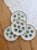 Oyster plates in earthenware from Moulin des Loups, an iconic French manufacturer from the North, probably mid/late 20th...