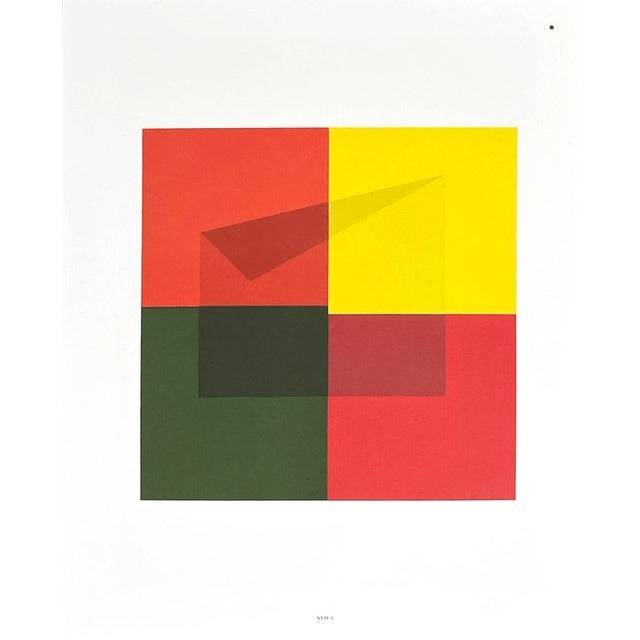 Artist: Josef Albers Country: Germany – USA Title: Plate XVII-1 bis Paper Size: 13.50 x 10.50 inches on Munken Print Cream...