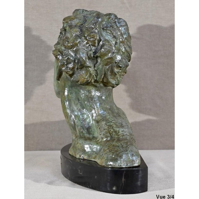 A.Ouline, Jean Mermoz, Early 20th Century, Bronze For Sale - Image 14 of 18