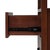 Brown Lark 28 in. W Rectangular Wood 2 Drawer Wide Nightstand with Open Shelf, Walnut For Sale - Image 8 of 11