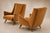 Camel Brazilian Modern Pair of Camel Mohair Club Chairs in Hardwood, Att. To Novo Rumo, Brazil, 1960s For Sale - Image 8 of 14