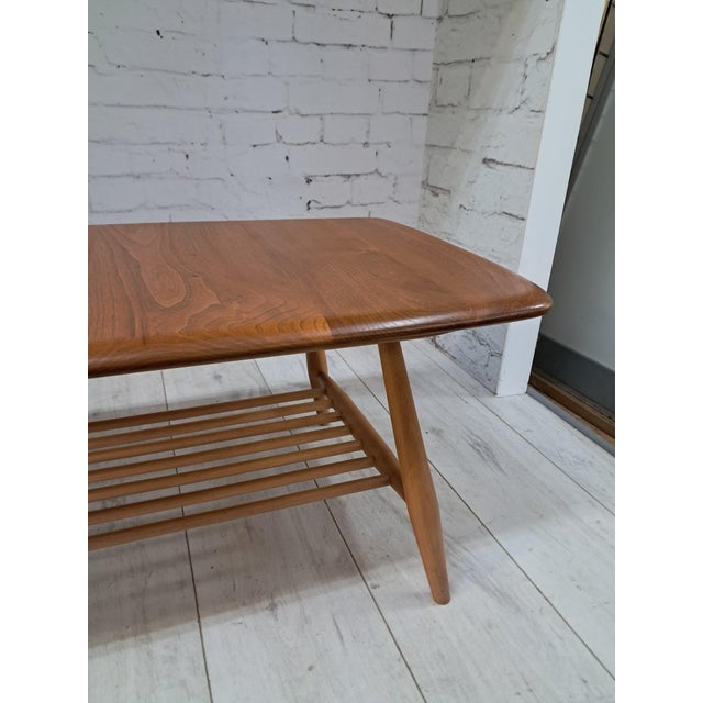 Mid-Century Modern Plank Coffee Table in Elm by Lucian Ercolani for Ercol, 1970s For Sale - Image 13 of 16