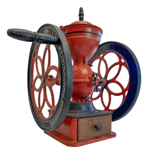 Large Cast Iron Coffee Grinder from Philadelphia Enterprise, 1898
