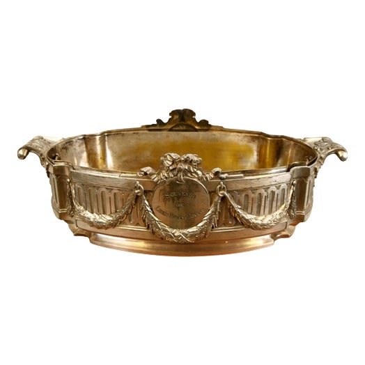 Neo-Classical French Silver-Plate Centrepiece, 1909 For Sale