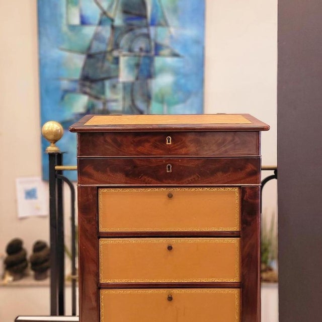 Transitional Style Secretaire, 19th Century, France For Sale - Image 6 of 18