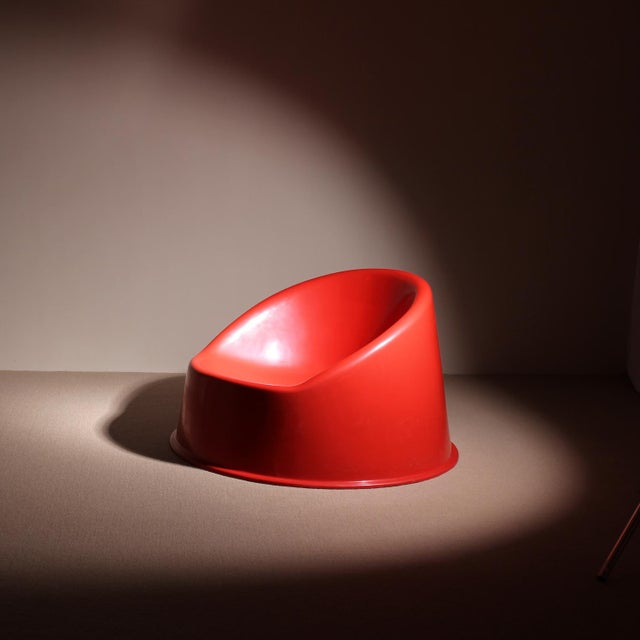 Plastic Space Age Plastic Lounge Chairs, Italy, 1970s, Set of 4 For Sale - Image 7 of 13