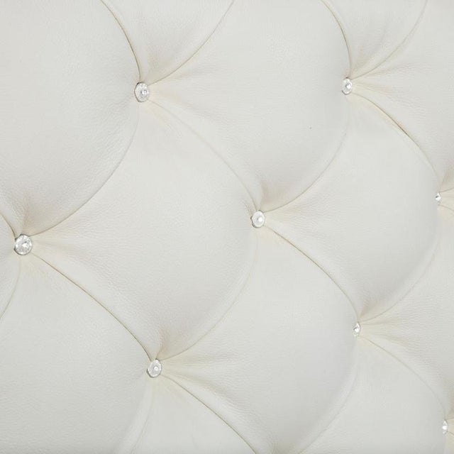 Marilyn Leather Bed in White Cream from Bretz For Sale - Image 6 of 14