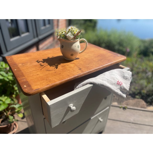 Wood Small Antique Chest of Drawers, 1890s For Sale - Image 7 of 17