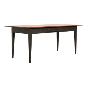 Early 21st Century Shaker Style Farmhouse Pine Dining Table