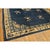 Art Deco Classic Ivory Blue Color Antique Floral Medallion Pattern Chinese Peking Rug For Sale - Image 3 of 9