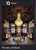 Majestic, antique Moser "Art Deco" pair of ultra-luxurious crystal, glass and genuine 24k gold ashtrays, circa...