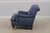 Lillian August Pair Lillian August Blue Upholstered Club Chairs For Sale - Image 4 of 16