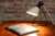 Mid-Century Czech Table Lamp in Metal attributed to J. Hůrka for Napako, 1950s For Sale - Image 9 of 10