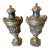 Pair of 19th Century French Marble and Bronze Cassolette For Sale