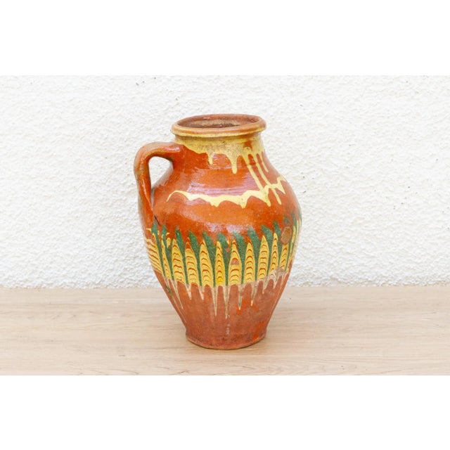1960s Vintage Hungarian Folk Art Pottery For Sale - Image 5 of 10