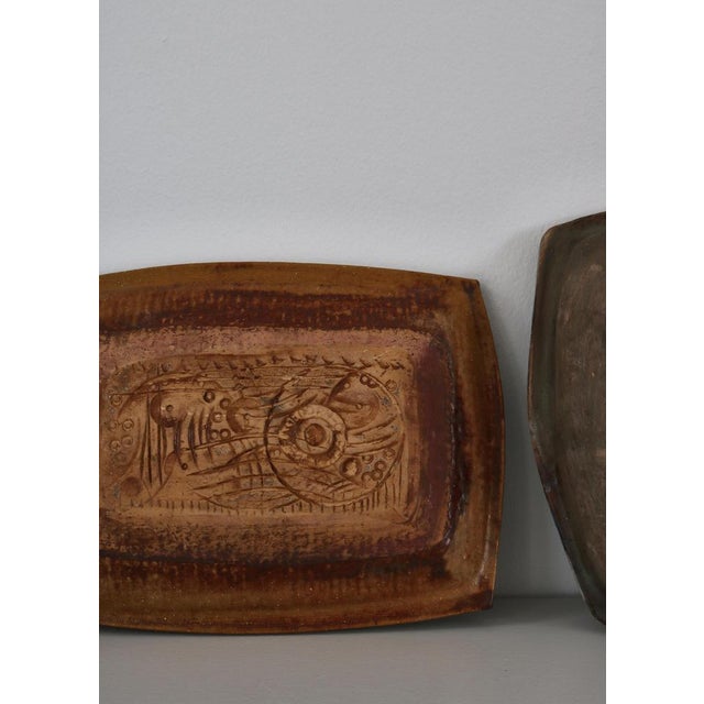 Danish Modern Glazed Ceramics Bowls attributed to Jeppe Hagedorn-Olsen, 1960s, Set of 4 For Sale - Image 16 of 18