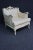 Wood Louis XV Style Cream Carved Club Chair For Sale - Image 7 of 7