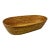 1990s Vintage Boho Chic Coastal Oval Wicker Basket For Sale