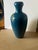 Mid 20th Century Mid 20th Century Vase With Molded Crane and Pine on Turquoise Ground Qianlong Mark For Sale - Image 5 of 6