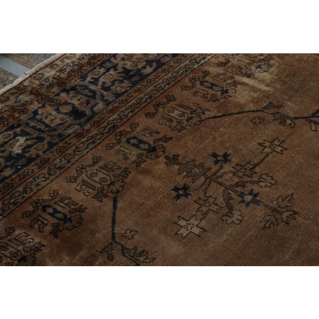 Rug & Kilim Antique Turkish Isparta Rug With Geometric Floral Patterns For Sale - Image 4 of 8