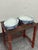 Blue + White Chinoiserie Vintage Ceramic Oval Planters, Pair For Sale - Image 11 of 12