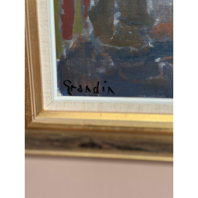 Svän Grandin, Gathering, 1960s, Oil on Canvas, Framed For Sale - Image 6 of 18