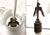 Mid-Century Scandinavian Three-Drop Cascade Opaline Cased Glass Bowling Pin Lights in Teak, 1960s For Sale - Image 10 of 15