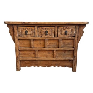 Antique Village 3-Drawer Wing Cabinet For Sale