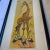 Children's Mid 20th Century Giraffe Painting, Framed For Sale - Image 3 of 7